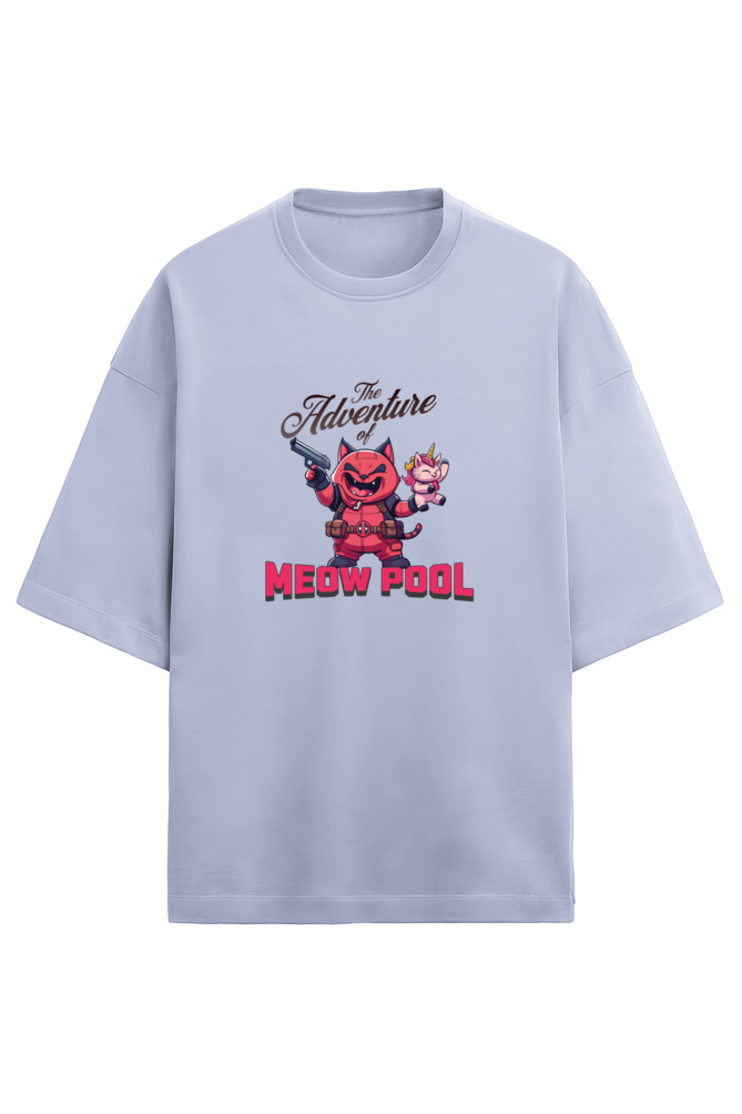 Meow Pool oversized unisex t shirt